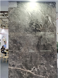 Classic Gray Marble Slab
