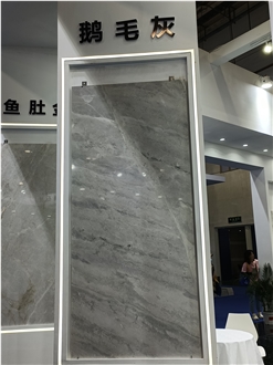Goose Grey Marble Slab