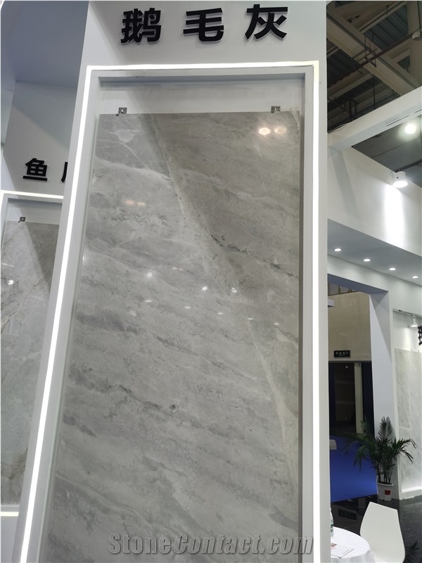 Goose Grey Marble Slab