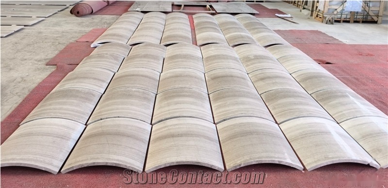 Guizhou Wood Grain Marble Finished Product