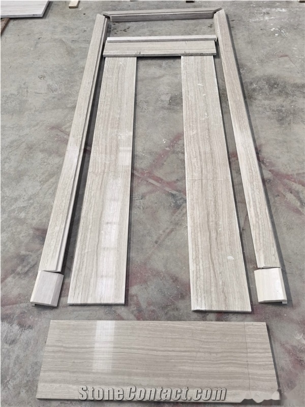 Guizhou Wood Grain Marble Finished Product