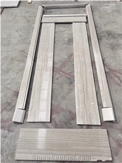 Guizhou Wood Grain Marble Finished Product