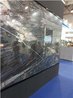 Midnight Crystal Quartzite Slab