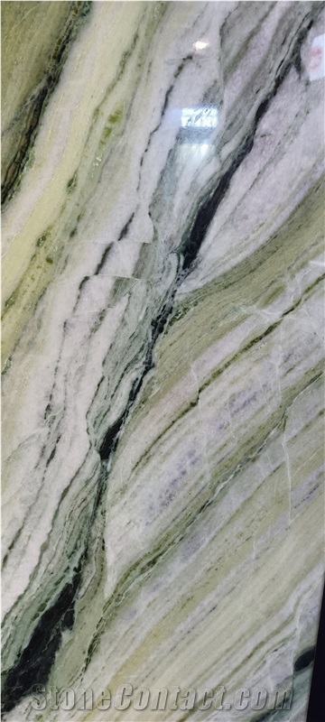 Verde Prato Marble Slab