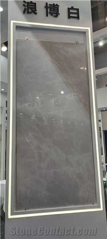 Wave White Marble Slab