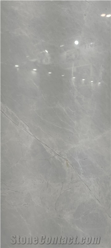 Wave White Marble Slab