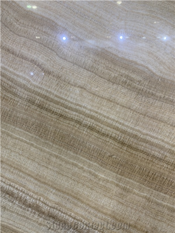 Yellow Wooden Vein Marble Slab