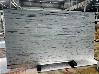 White Galactic Marble Stone Slabs Tiles