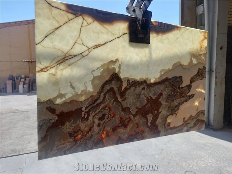 Iranian White Onyx Quarry Blocks