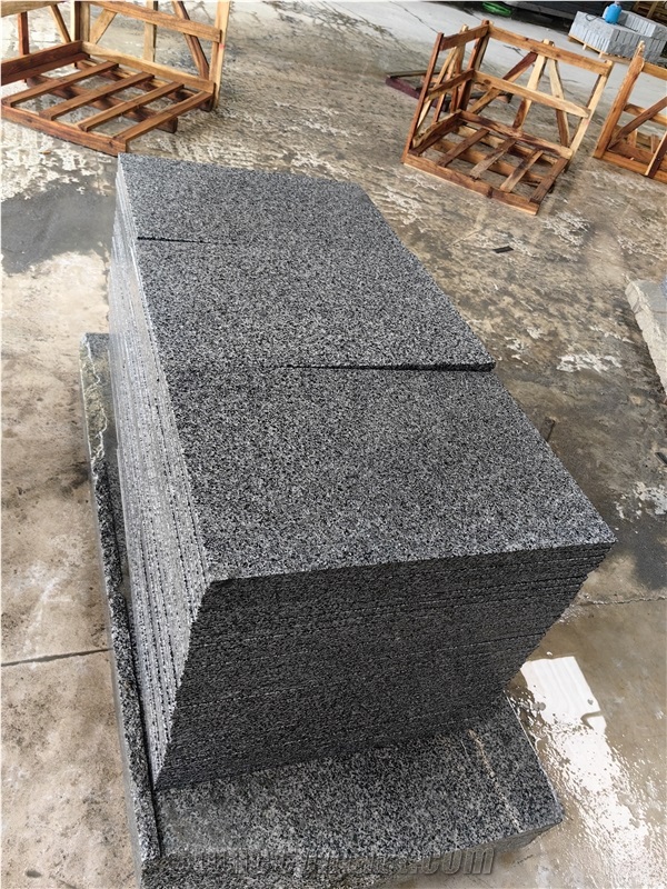 Sesame Black New G654 Flamed Thin Tiles Cheapest G654