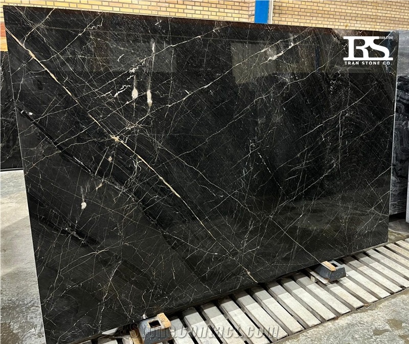 3D Black Marble Blocks