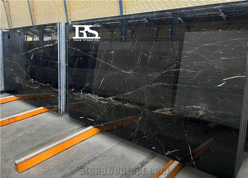 3D Black Marble Blocks