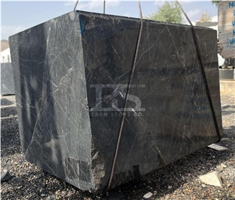 3D Black Marble Blocks