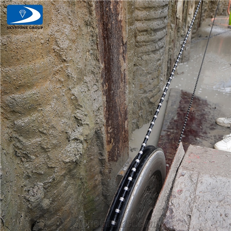 Skystone Top Rubber Electroplate Concrete Cutting Wire