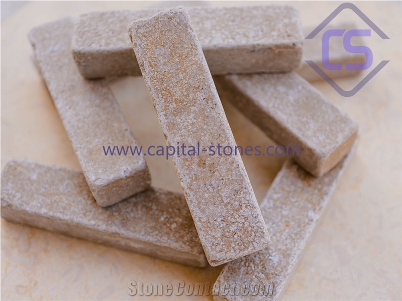 Sinai Pearl Tumbled Mosaic Tiles