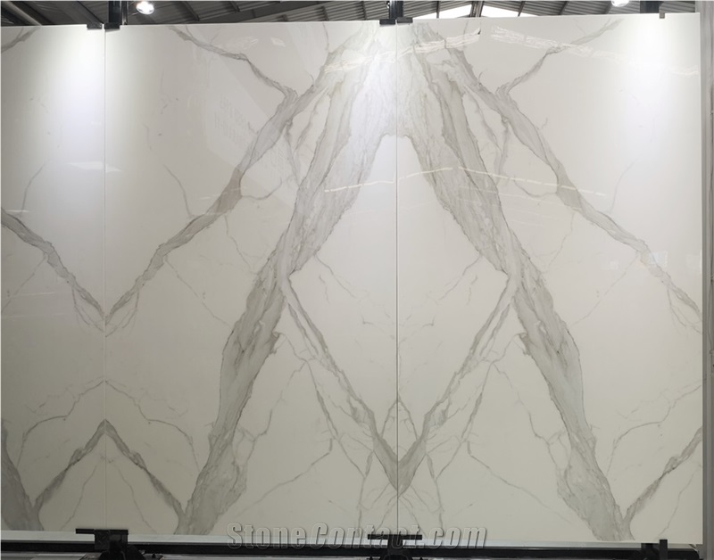 Nano Glass Stone Patterned Micro Crystallized Stone Slabs
