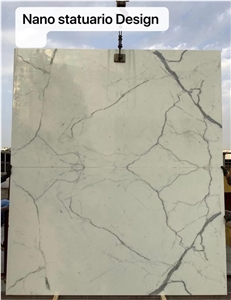 Nano Glass Stone Patterned Micro Crystallized Stone Slabs