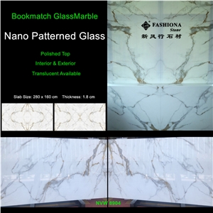Nano Glass Stone Patterned Micro Crystallized Stone Slabs Nano Glass Stone Patterned Micro Crystallized Stone Slabs