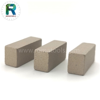 1200Mm 24X8x10mm Romatools Marble Diamond Segments Non-Layer