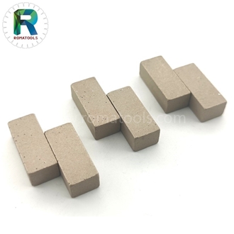 1200Mm 24X8x10mm Romatools Marble Diamond Segments Non-Layer