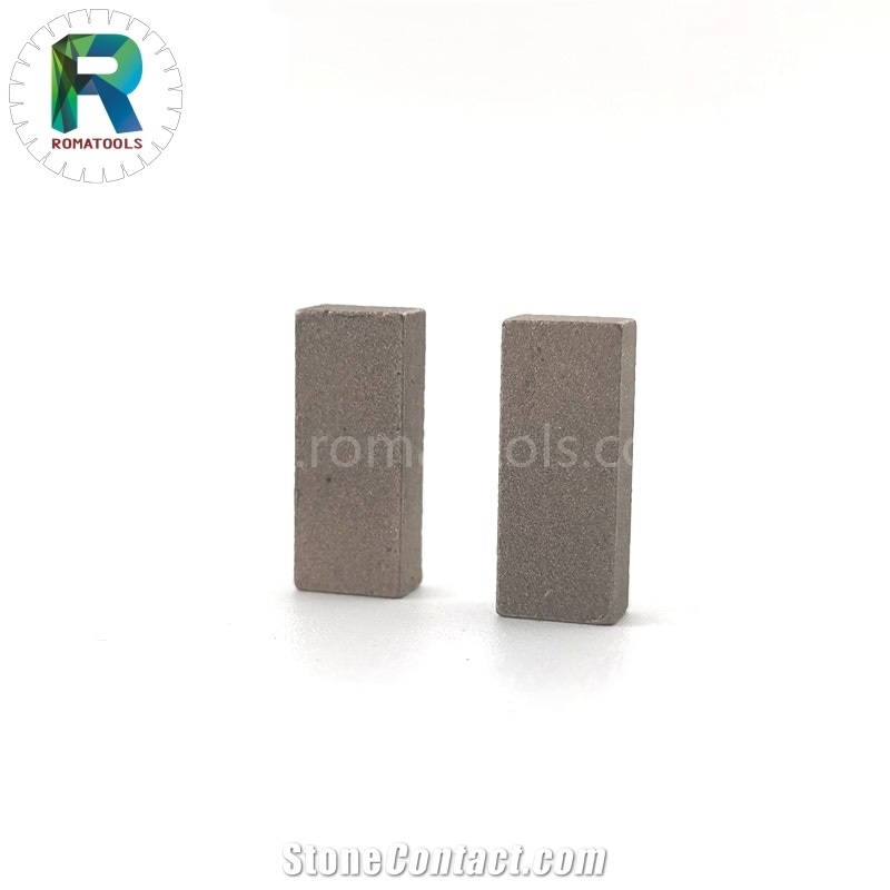 20X5.4/4.8X8mm Romatools Gangsaw Diamond Segments Cut Marble