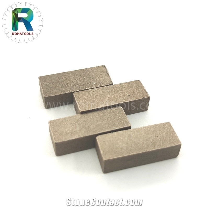 20X5.4/4.8X8mm Romatools Gangsaw Diamond Segments Cut Marble
