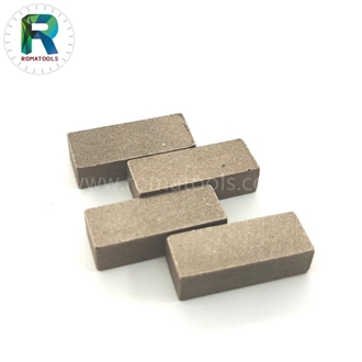 20X5.4/4.8X8mm Romatools Gangsaw Diamond Segments Cut Marble
