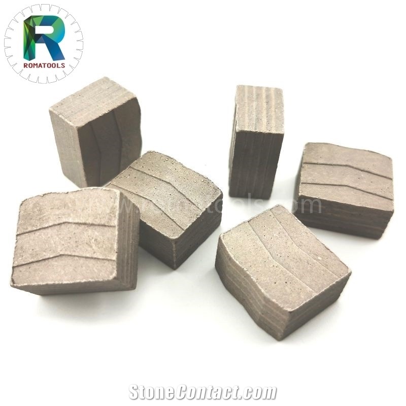3000Mm 24X12.5/11.5X20mm Romatools Granite Diamond Segments