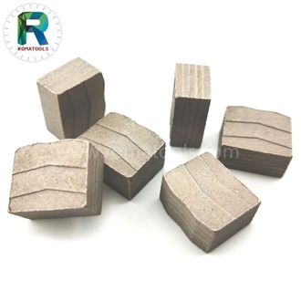 3000Mm 24X12.5/11.5X20mm Romatools Granite Diamond Segments