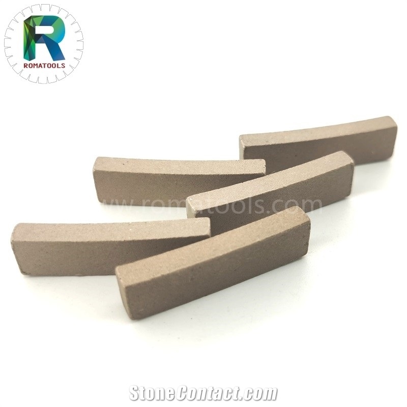 40X5.5X10mm Romatools Marble Diamond Segments Horizontal Cut