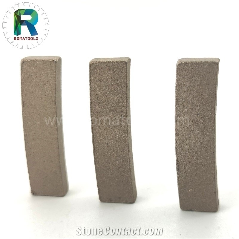 40X5.5X10mm Romatools Marble Diamond Segments Horizontal Cut