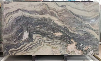 Explosion Blue Quartzite Slabs And Tiles