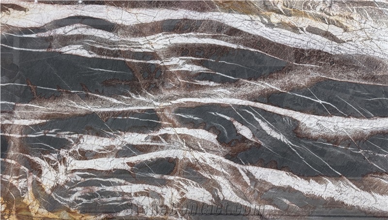 Paramount Quartzite Slabs Feature Wall For Home Renovation
