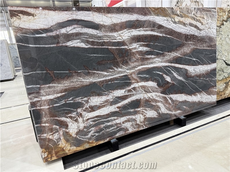 Paramount Quartzite Slabs Feature Wall For Home Renovation