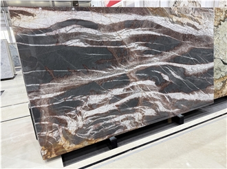 Paramount Quartzite Slabs Feature Wall For Home Renovation
