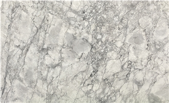 Super White Quartzite Kitchen Countertop Island