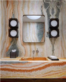 Van Gogh Onyx Slabs Wall Tiles