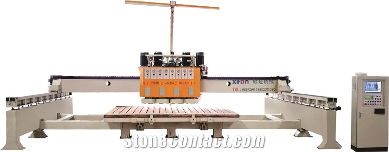 QMJ-470 Bridge Type Eight Heads Automatic Marble Polishing Machine