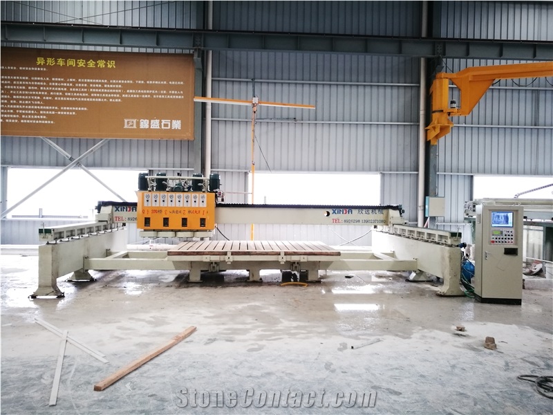 QMJ-470 Bridge Type Eight Heads Automatic Marble Polishing Machine
