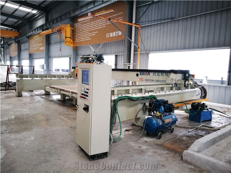 QMJ-470 Bridge Type Eight Heads Automatic Marble Polishing Machine