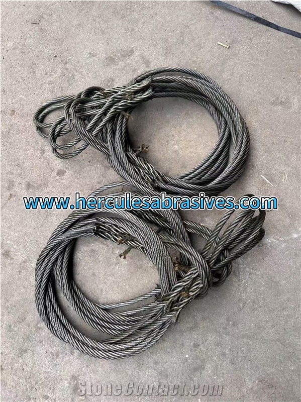 Steel Tower Crane Wire Rope Sling For Stone Factory