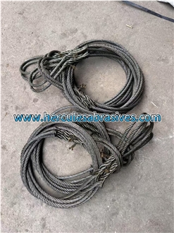 Steel Tower Crane Wire Rope Sling For Stone Factory