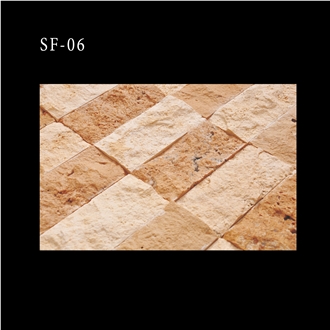Light Travertine Denizli Light Beige Travertine Split Mosaic Light Travertine Denizli Light Beige Travertine Split Mosaic