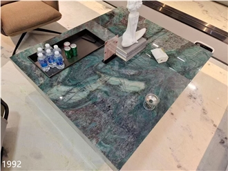 Blue Canyon Quartzite Slabs Botanic Green Verde Picasso
