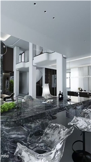 Cascata Grey Marble Slabs