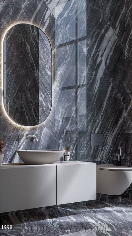 Cascata Grey Marble Slabs