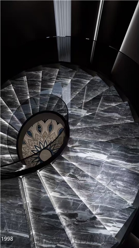 Cascata Grey Marble Slabs