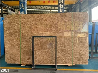 Crystal Emprador Marble Slabs Light Emprador  Brown Stone