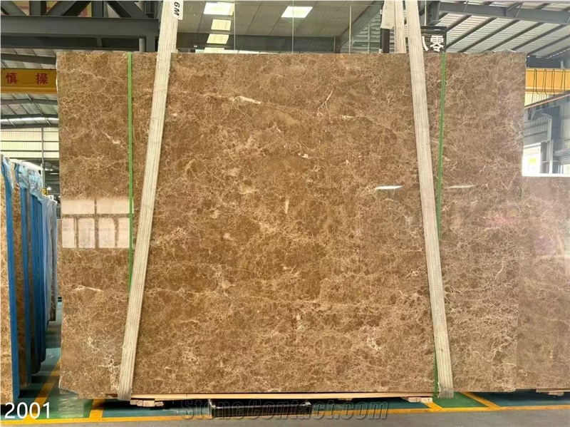 Crystal Emprador Marble Slabs Light Emprador  Brown Stone