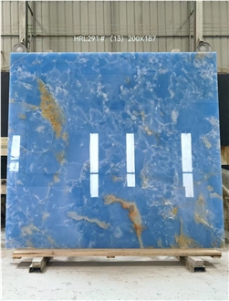 Golden Blue Onyx Slabs